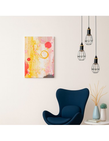 Cuadro Abstracto Paz 35x50cm Lienzografía Diseño 0452