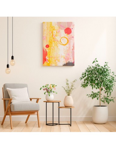 Cuadro Abstracto Paz 35x50cm Lienzografía Diseño 0452