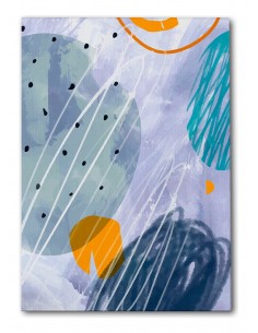 Cuadro Abstracto Paz 35x50cm Lienzografía Diseño 0454