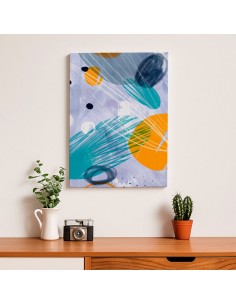 Cuadro Abstracto Paz 35x50cm Lienzografía Diseño 0455 2