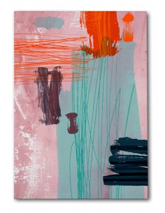 Cuadro Abstracto Paz 35x50cm Lienzografía Diseño 0456