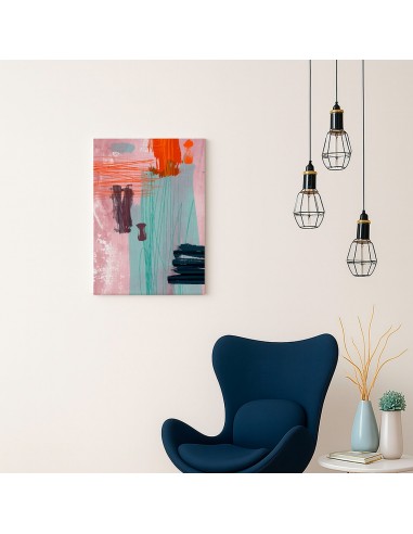 Cuadro Abstracto Paz 35x50cm Lienzografía Diseño 0456