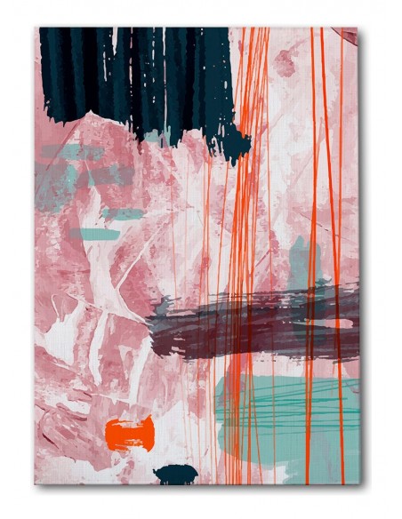 Cuadro Abstracto Paz 35x50cm Lienzografía Diseño 0457