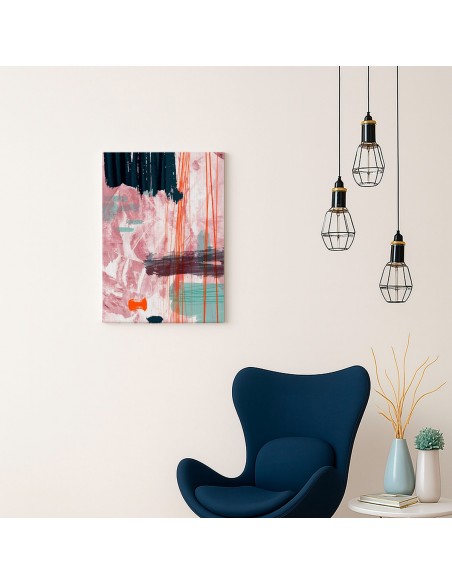 Cuadro Abstracto Paz 35x50cm Lienzografía Diseño 0457