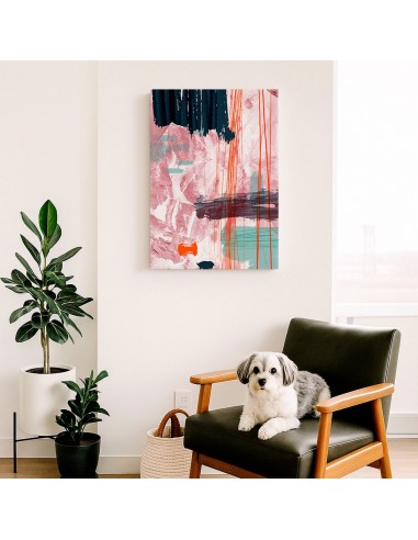 Cuadro Abstracto Paz 35x50cm Lienzografía Diseño 0457