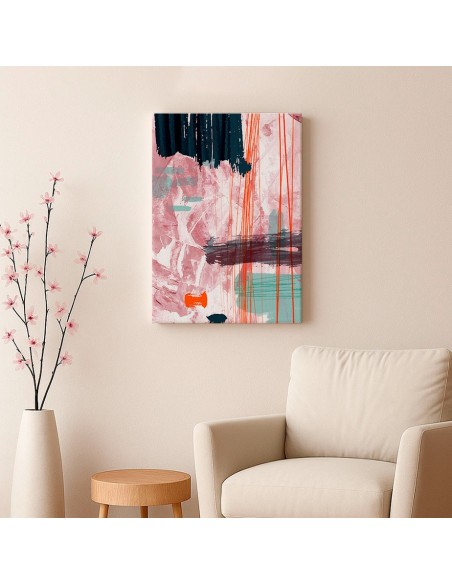 Cuadro Abstracto Paz 35x50cm Lienzografía Diseño 0457