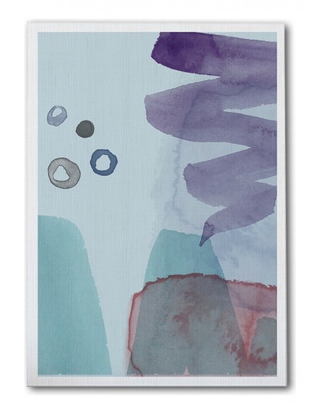 Cuadro Abstracto Paz 35x50cm Lienzografía Diseño 0458