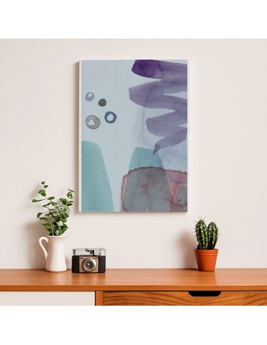 Cuadro Abstracto Paz 35x50cm Lienzografía Diseño 0458