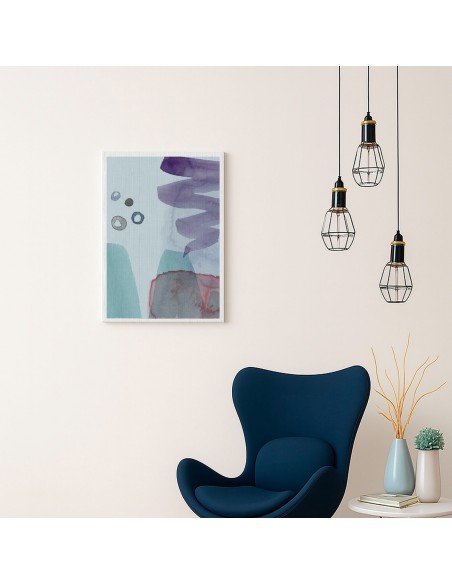 Cuadro Abstracto Paz 35x50cm Lienzografía Diseño 0458