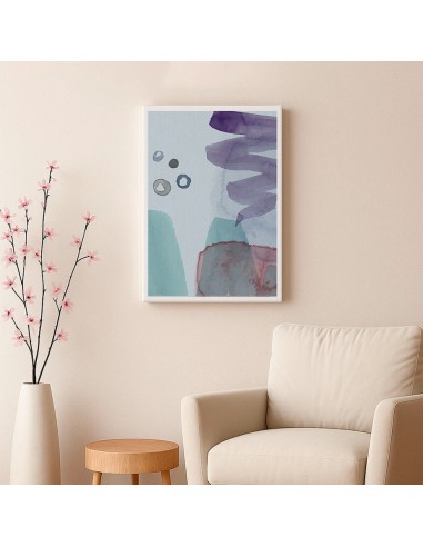 Cuadro Abstracto Paz 35x50cm Lienzografía Diseño 0458