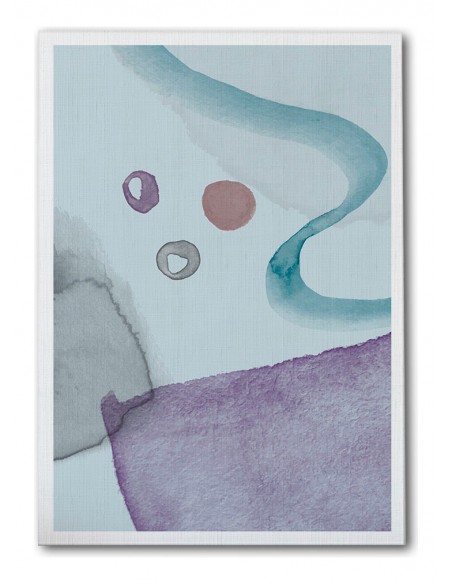 Cuadro Abstracto Paz 35x50cm Lienzografía Diseño 0459
