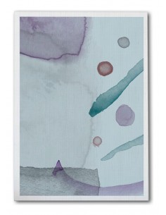 Cuadro Abstracto Paz 35x50cm Lienzografía Diseño 0460