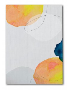 Cuadro Abstracto Paz 35x50cm Lienzografía Diseño 0462