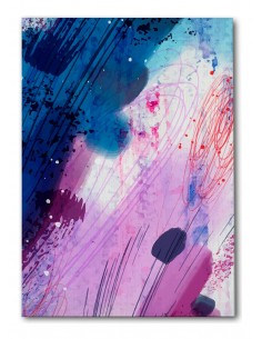 Cuadro Abstracto Paz 35x50cm Lienzografía Diseño 0463