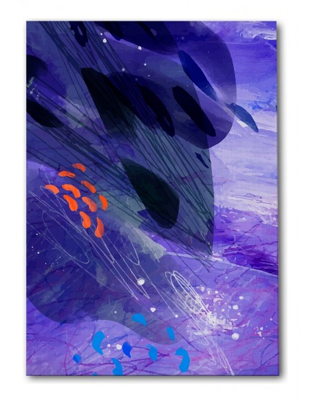 Cuadro Abstracto Paz 35x50cm Lienzografía Diseño 0464