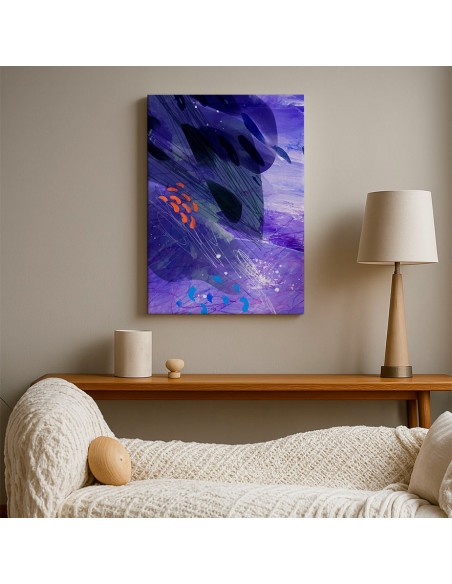 Cuadro Abstracto Paz 35x50cm Lienzografía Diseño 0464