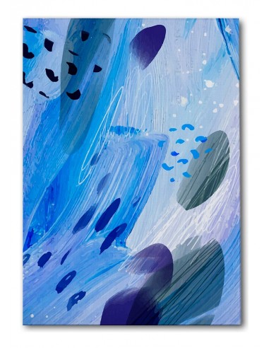 Cuadro Abstracto Paz 35x50cm Lienzografía Diseño 0465