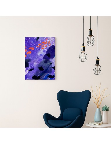 Cuadro Abstracto Paz 35x50cm Lienzografía Diseño 0466