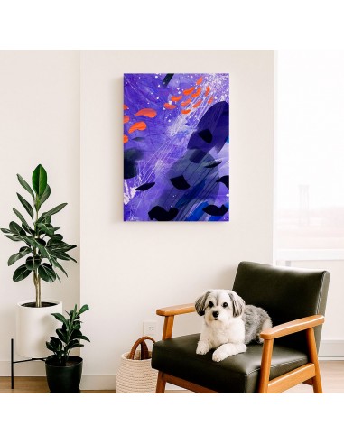 Cuadro Abstracto Paz 35x50cm Lienzografía Diseño 0466