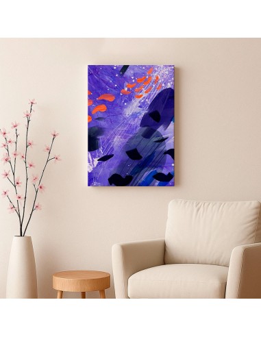 Cuadro Abstracto Paz 35x50cm Lienzografía Diseño 0466