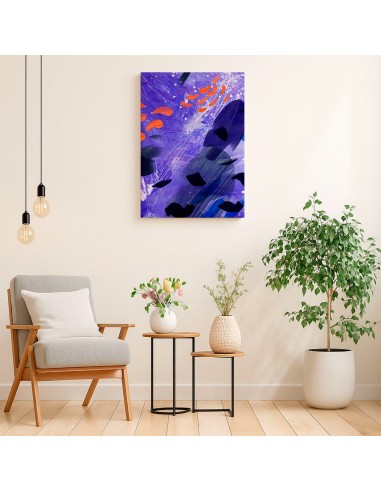 Cuadro Abstracto Paz 35x50cm Lienzografía Diseño 0466