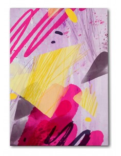 Cuadro Abstracto Paz 35x50cm Lienzografía Diseño 0468