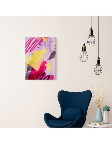 Cuadro Abstracto Paz 35x50cm Lienzografía Diseño 0468