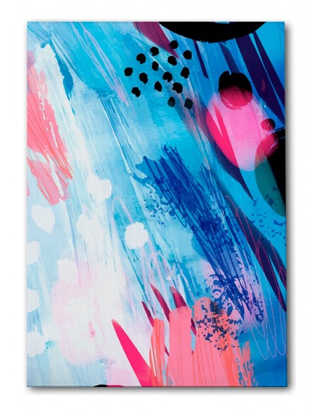 Cuadro Abstracto Paz 35x50cm Lienzografía Diseño 0469