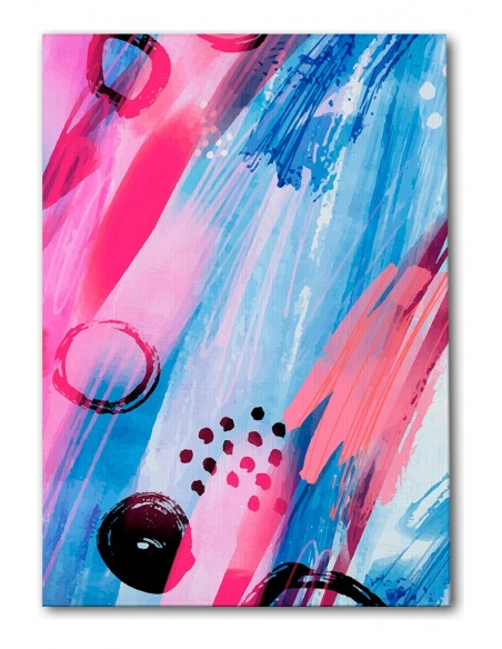 Cuadro Abstracto Paz 35x50cm Lienzografía Diseño 0471