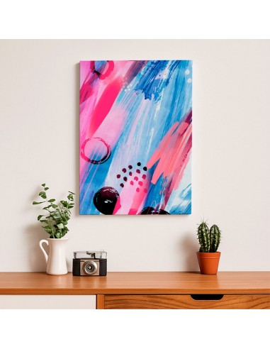Cuadro Abstracto Paz 35x50cm Lienzografía Diseño 0471
