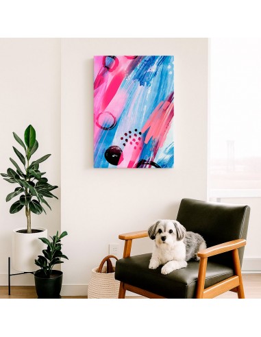 Cuadro Abstracto Paz 35x50cm Lienzografía Diseño 0471