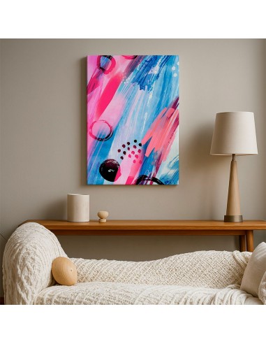 Cuadro Abstracto Paz 35x50cm Lienzografía Diseño 0471