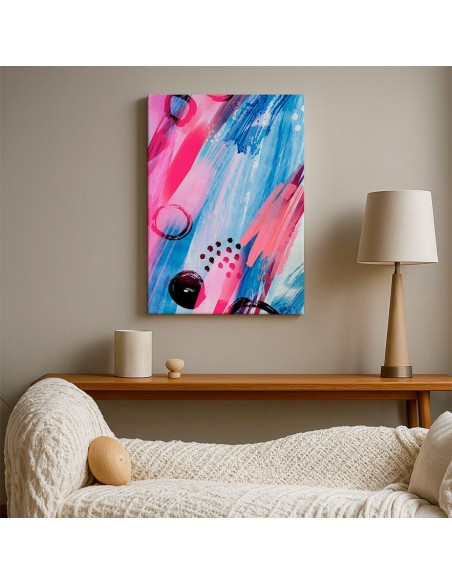 Cuadro Abstracto Paz 35x50cm Lienzografía Diseño 0471