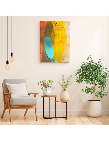 Cuadro Abstracto Paz 35x50cm Lienzografía Diseño 0472