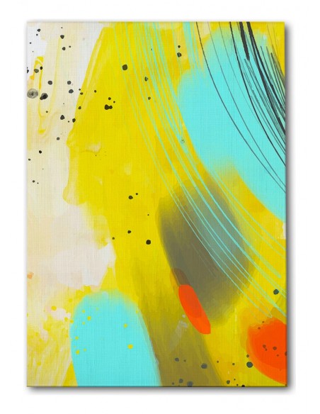 Cuadro Abstracto Paz 35x50cm Lienzografía Diseño 0473