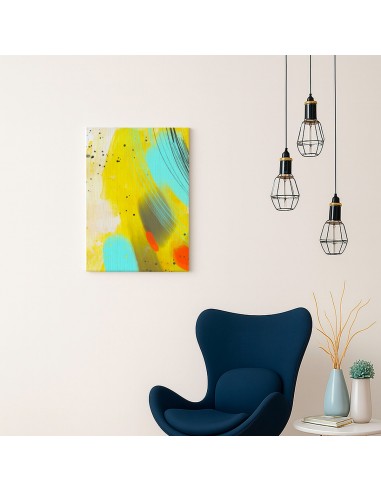 Cuadro Abstracto Paz 35x50cm Lienzografía Diseño 0473