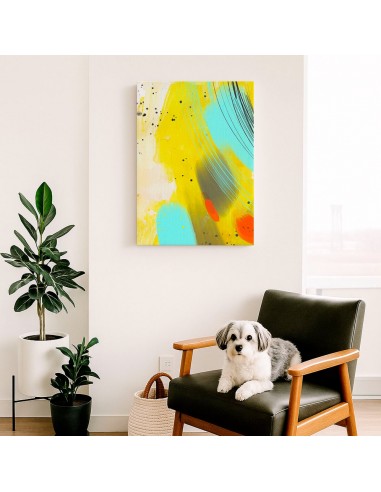 Cuadro Abstracto Paz 35x50cm Lienzografía Diseño 0473