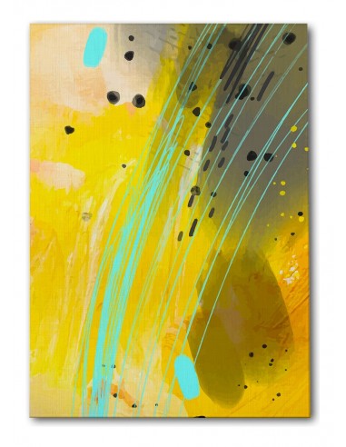 Cuadro Abstracto Paz 35x50cm Lienzografía Diseño 0474