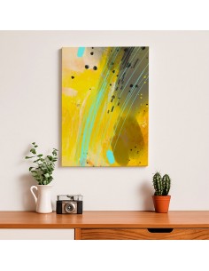 Cuadro Abstracto Paz 35x50cm Lienzografía Diseño 0474 2