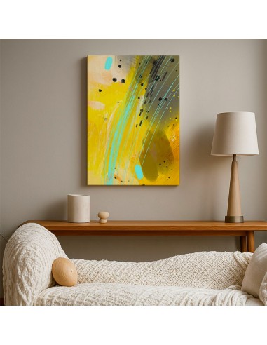 Cuadro Abstracto Paz 35x50cm Lienzografía Diseño 0474