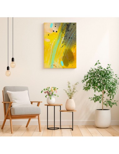 Cuadro Abstracto Paz 35x50cm Lienzografía Diseño 0474