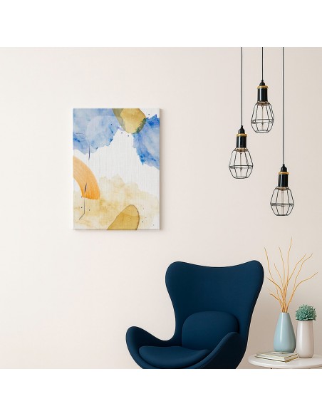 Cuadro Abstracto Paz 35x50cm Lienzografía Diseño 0475