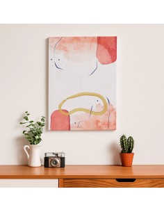 Cuadro Abstracto Paz 35x50cm Lienzografía Diseño 0476 2