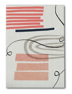 Cuadro Abstracto Paz 35x50cm Lienzografía Diseño 0479