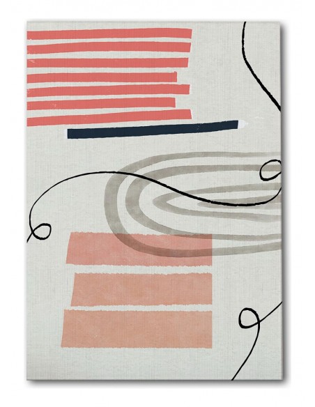 Cuadro Abstracto Paz 35x50cm Lienzografía Diseño 0479
