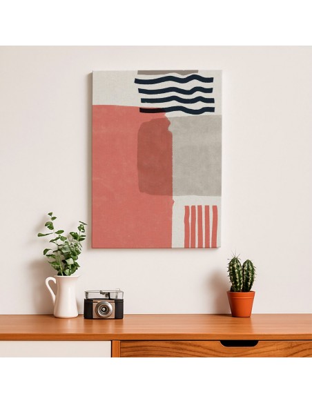 Cuadro Abstracto Paz 35x50cm Lienzografía Diseño 0480