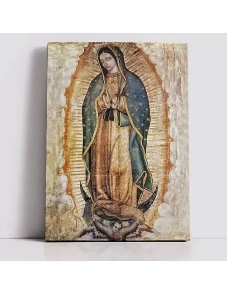 Cuadros Religioso Virgen De Guadalupe - Lienzografía 90x126cm
