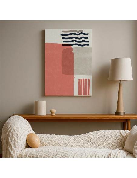 Cuadro Abstracto Paz 35x50cm Lienzografía Diseño 0480