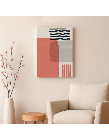 Cuadro Abstracto Paz 35x50cm Lienzografía Diseño 0480