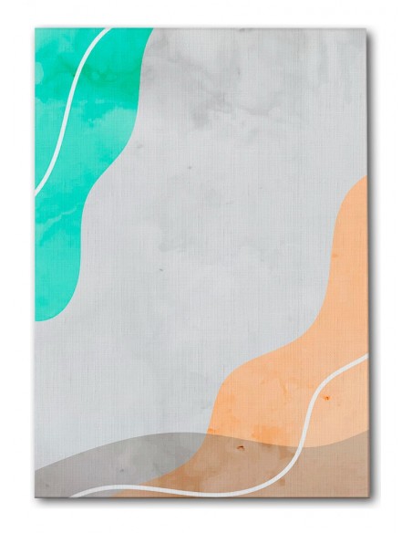 Cuadro Abstracto Paz 35x50cm Lienzografía Diseño 0482